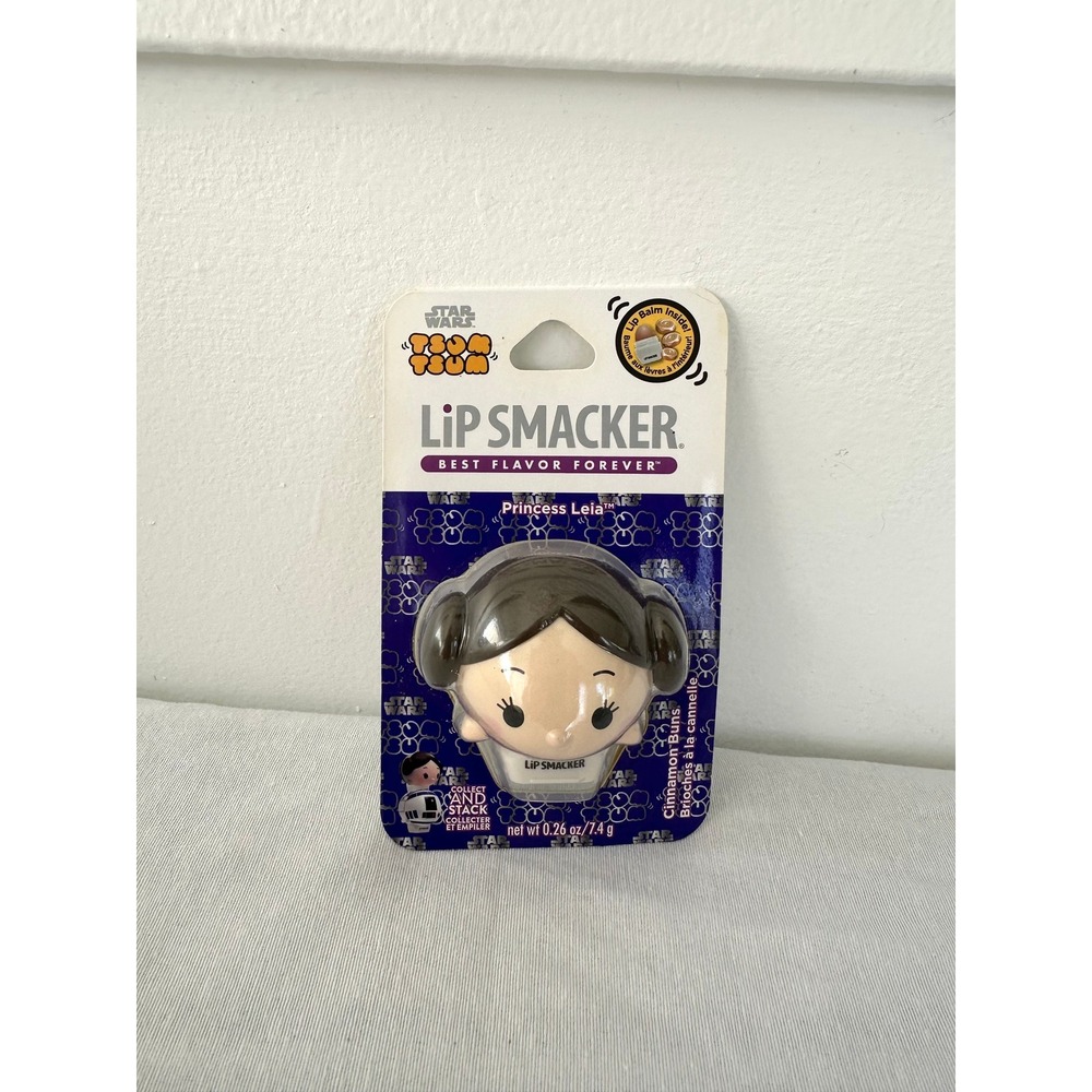 Lip Smacker Princess Leia Star Wars Tsum Tsum Lip Balm Cinnamon Buns new‎